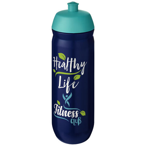 HydroFlex™ 750 ml Squeezy Sportflasche, aquablau, blau bedrucken, Art.-Nr. 21044395
