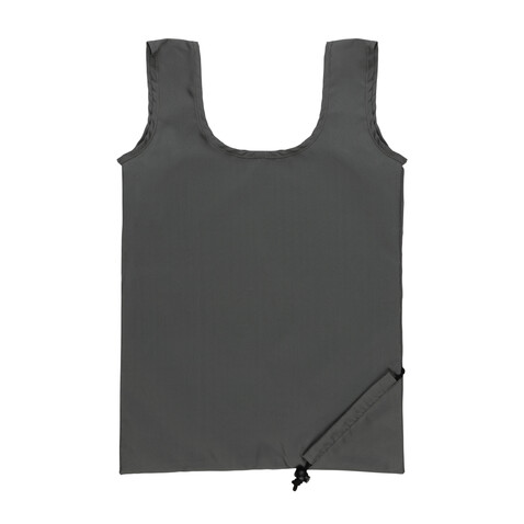 Impact AWARE™ RPET 190T faltbarer Shopper anthrazit bedrucken, Art.-Nr. P762.672