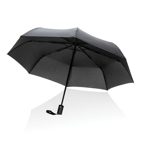 21&quot; Impact AWARE™ RPET 190T Mini-Schirm automatic open/close schwarz bedrucken, Art.-Nr. P850.601