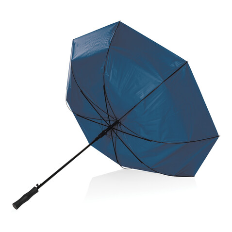 27" Impact AWARE™ RPET 190T Pongee Bi-Color Auto-Open-Schirm blau bedrucken, Art.-Nr. P850.675 27" Impact AWARE™ RPET 190T Pongee Bi-Color Auto-Open-Schirm blau bedrucken, Art.-Nr. P850.675