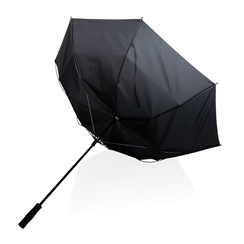 30&quot; Impact AWARE™ RPET 190T Stormproof-Schirm schwarz bedrucken, Art.-Nr. P850.691