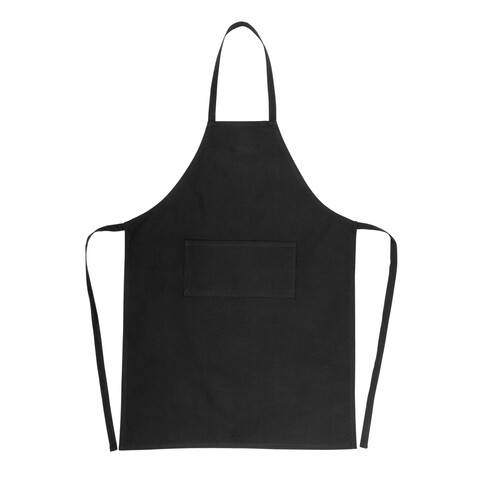 Impact AWARE™ recycelte Baumwollschürze 180gr schwarz bedrucken, Art.-Nr. P262.841