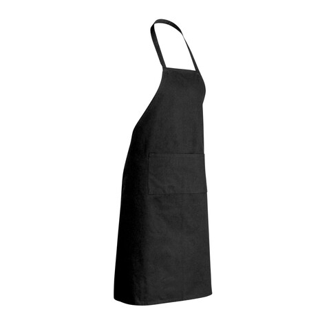 Impact AWARE™ recycelte Baumwollschürze 180gr schwarz bedrucken, Art.-Nr. P262.841