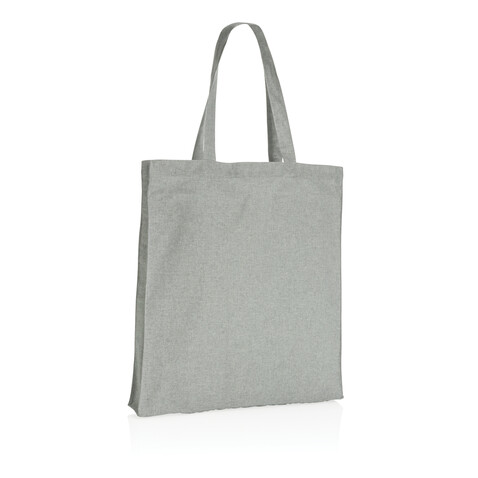 Impact AWARE™ recycelte Baumwolltasche 145gr mit Boden grau bedrucken, Art.-Nr. P762.642 Impact AWARE™ recycelte Baumwolltasche 145gr mit Boden grau bedrucken, Art.-Nr. P762.642