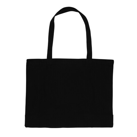 Impact AWARE™ recycelte Baumwoll-Shopper 145gr schwarz bedrucken, Art.-Nr. P762.651