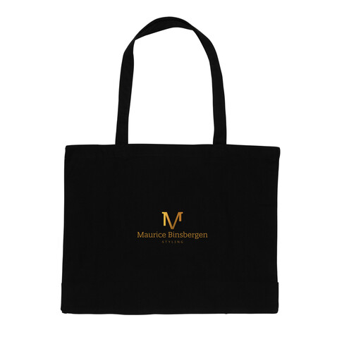 Impact AWARE™ recycelte Baumwoll-Shopper 145gr schwarz bedrucken, Art.-Nr. P762.651