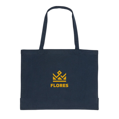 Impact AWARE™ recycelte Baumwoll-Shopper 145gr navy blau bedrucken, Art.-Nr. P762.659