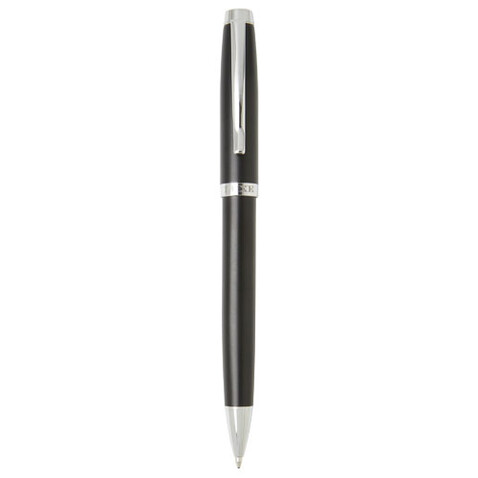 Vivace Kugelschreiber (schwarze Mine), mattschwarz bedrucken, Art.-Nr. 10777890