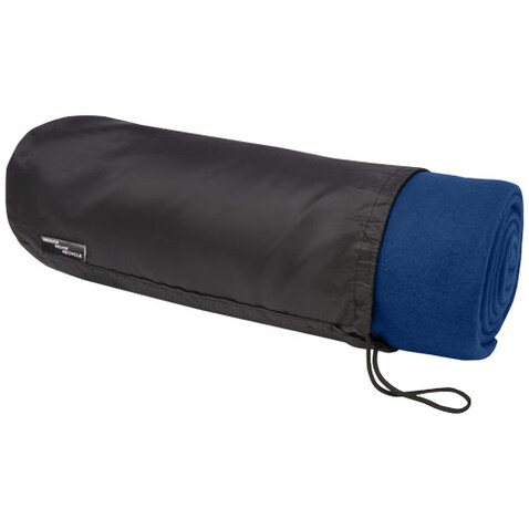 Willow GRS RPET Decke aus Polar Fleece, navy bedrucken, Art.-Nr. 11319055