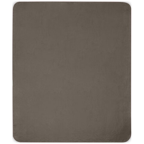 Willow GRS RPET Decke aus Polar Fleece, anthrazit bedrucken, Art.-Nr. 11319084