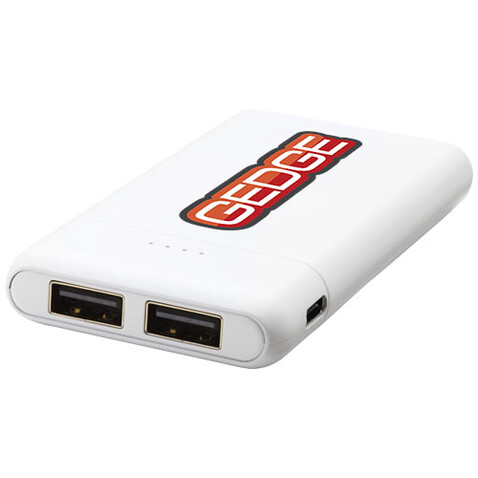 Odyssey 5000 mAh Powerbank mit hoher Dichte, weiss bedrucken, Art.-Nr. 12416701