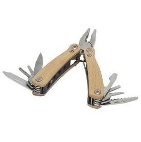 Anderson Mittelgroßes Multitool aus Holz mit 12 Funktionen, natur bedrucken, Art.-Nr. 10450871