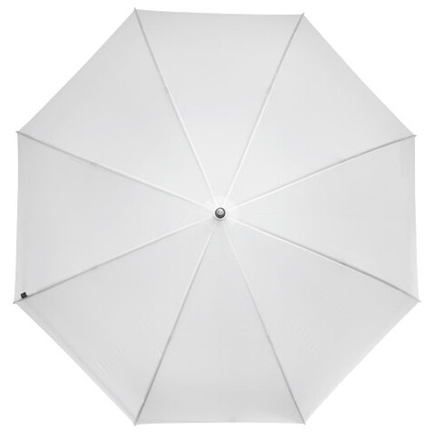Romee 30&#039;&#039; windbeständiger Golfschirm aus recyceltem PET, weiss bedrucken, Art.-Nr. 10940901