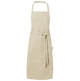 Pheebs 200 g/m² recycelte Schürze, natural bedrucken, Art.-Nr. 11313806