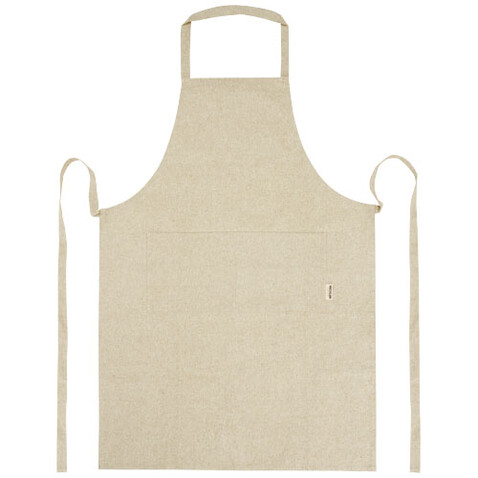 Pheebs 200 g/m² recycelte Schürze, natural bedrucken, Art.-Nr. 11313806