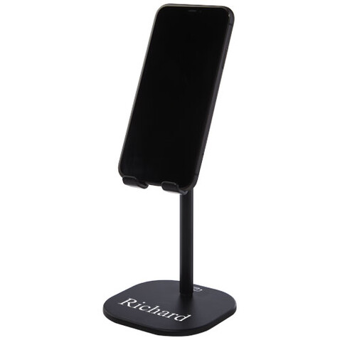 Rise Ständer für Handy/Tablet, schwarz bedrucken, Art.-Nr. 12419290