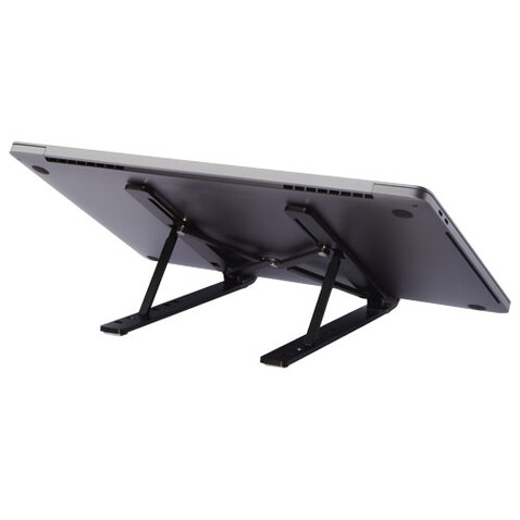 Rise klappbarer Laptopständer, schwarz bedrucken, Art.-Nr. 12419590