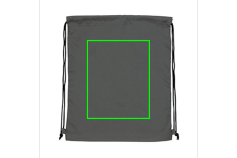 Impact AWARE™ RPET 190T Sportbeutel anthrazit bedrucken, Art.-Nr. P762.682