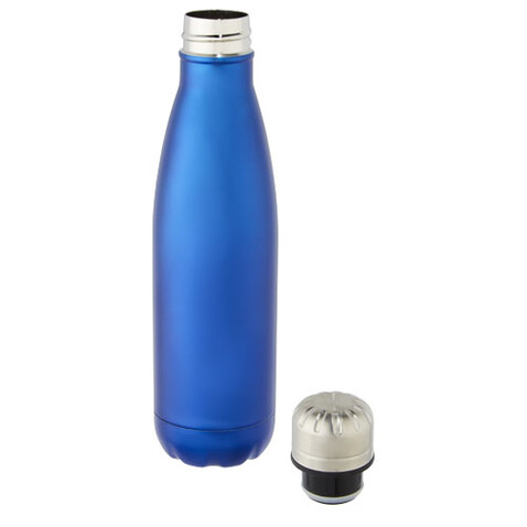 Cove 500 ml vakuumisolierte Edelstahlflasche, royalblau bedrucken, Art.-Nr. 10067153