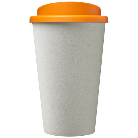 Americano® Eco 350 ml recycelter Becher, weiss, orange bedrucken, Art.-Nr. 21042215 Americano® Eco 350 ml recycelter Becher, weiss, orange bedrucken, Art.-Nr. 21042215