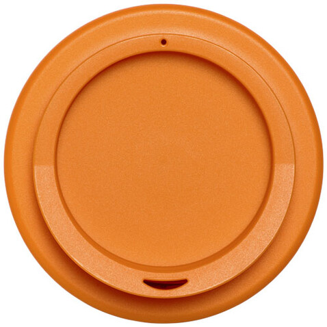 Americano® Eco 350 ml recycelter Becher, weiss, orange bedrucken, Art.-Nr. 21042215 Americano® Eco 350 ml recycelter Becher, weiss, orange bedrucken, Art.-Nr. 21042215