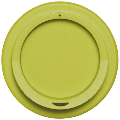 Americano® Eco 350 ml recycelter Becher, weiss, limone bedrucken, Art.-Nr. 21042222