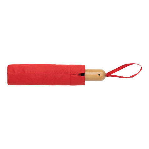 21" Impact AWARE™ RPET 190T Bambus-Schirm autom. open/close rot bedrucken, Art.-Nr. P850.614 21" Impact AWARE™ RPET 190T Bambus-Schirm autom. open/close rot bedrucken, Art.-Nr. P850.614