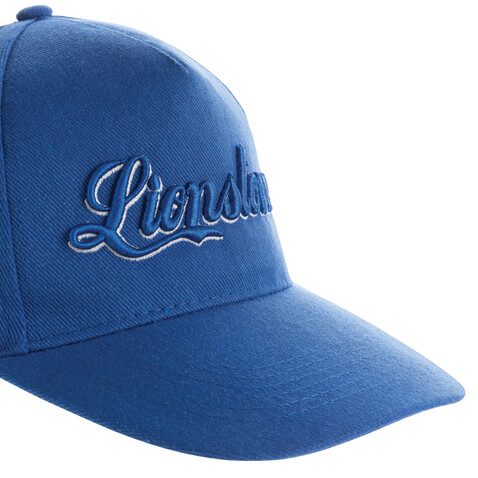 Impact 5 Panel Kappe aus 280gr rCotton mit AWARE™ Tracer blau bedrucken, Art.-Nr. P453.315