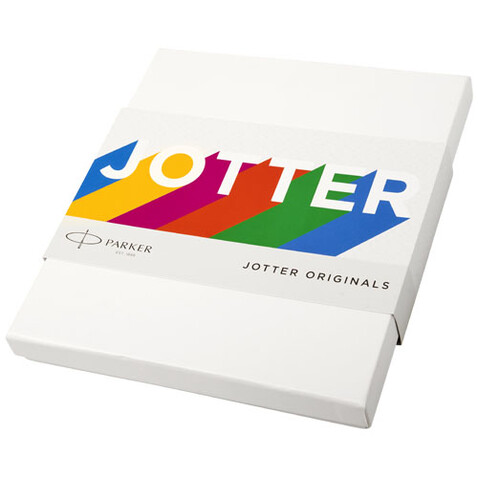 Parker Classic Notizbuch und Parker Stift-Geschenkbox, weiss bedrucken, Art.-Nr. 42001101