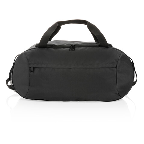 Impact AWARE™ RPET Sporttasche schwarz bedrucken, Art.-Nr. P707.141