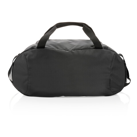 Impact AWARE™ RPET Sporttasche schwarz bedrucken, Art.-Nr. P707.141