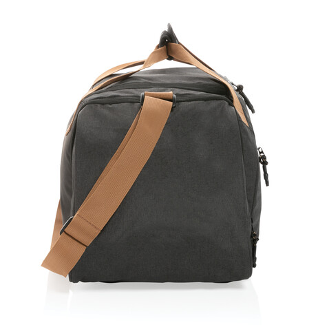 Impact AWARE™ Urban Outdoor Wochenendtasche schwarz bedrucken, Art.-Nr. P707.091