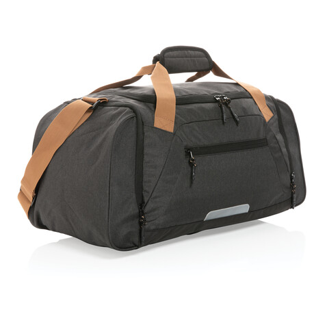 Impact AWARE™ Urban Outdoor Wochenendtasche schwarz bedrucken, Art.-Nr. P707.091