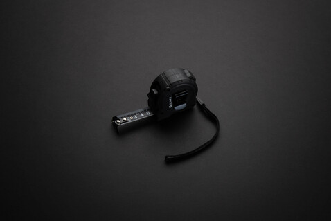 Gear X 5m Maßband mit langsamer/schneller Rückzugsfunktion schwarz bedrucken, Art.-Nr. P113.201