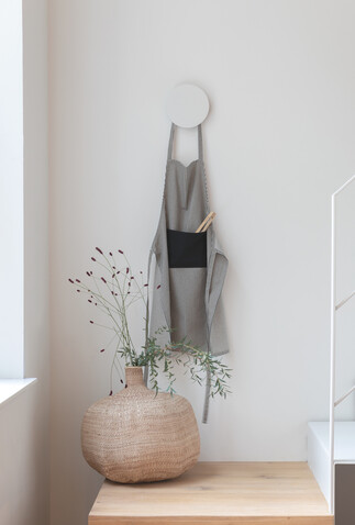 Ukiyo Aware™ 280gr rCotton Deluxe Schürze schwarz bedrucken, Art.-Nr. P262.111