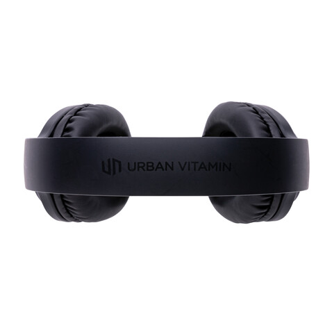 Urban Vitamin Belmont Wireless Kopfhörer schwarz bedrucken, Art.-Nr. P329.761