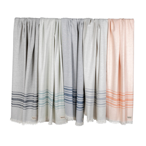 Ukiyo Yumiko AWARE™ Hamamtuch 100x180cm navy blau bedrucken, Art.-Nr. P453.795