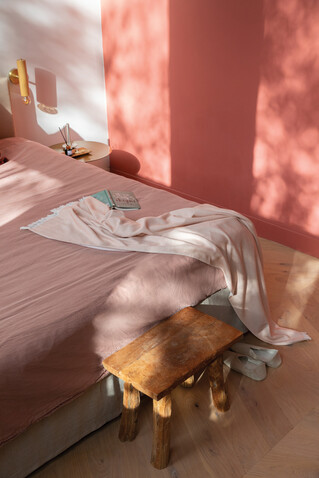 Ukiyo Hisako AWARE™ Four Seasons Handtuch/Decke 100x180cm rosa bedrucken, Art.-Nr. P453.809