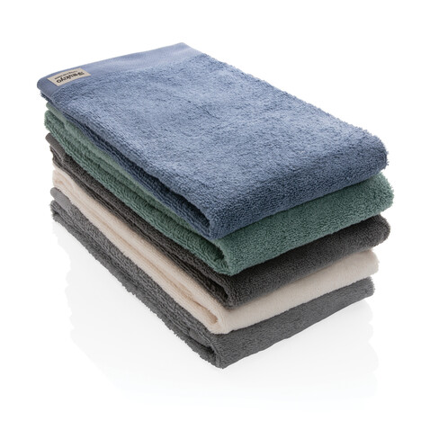 Ukiyo Sakura AWARE™ 500gr/m² Badetuch 50 x 100cm grau bedrucken, Art.-Nr. P453.812
