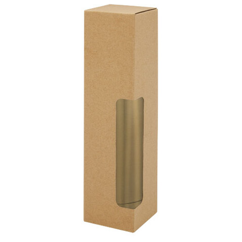 Cove 500 ml vakuumisolierte Edelstahlflasche, gold bedrucken, Art.-Nr. 10067114