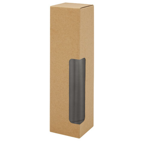 Cove 500 ml vakuumisolierte Edelstahlflasche, Titan bedrucken, Art.-Nr. 10067182