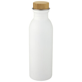 Kalix 650 ml Sportflasche aus Edelstahl, weiss bedrucken, Art.-Nr. 10067701