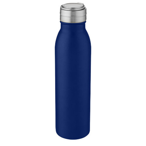 Harper 700 ml Sportflasche aus Edelstahl mit Metallschlaufe, mittelblau bedrucken, Art.-Nr. 10067852