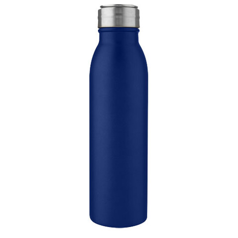 Harper 700 ml Sportflasche aus Edelstahl mit Metallschlaufe, mittelblau bedrucken, Art.-Nr. 10067852