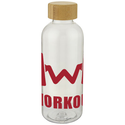 Ziggs 650 ml Sportflasche aus recyceltem Kunststoff, transparent bedrucken, Art.-Nr. 10067901