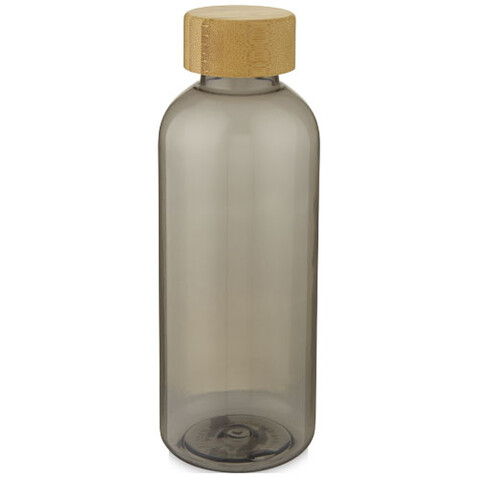 Ziggs 650 ml Sportflasche aus recyceltem Kunststoff, charcoal transparent bedrucken, Art.-Nr. 10067984