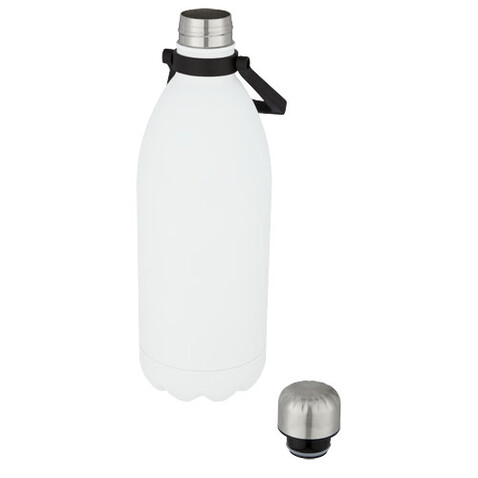 Cove 1,5 l Vakuum-Isolierflasche, weiss bedrucken, Art.-Nr. 10071001