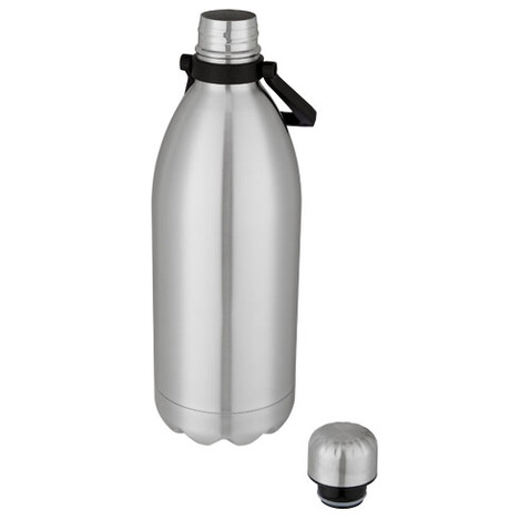 Cove 1,5 l Vakuum-Isolierflasche, silber bedrucken, Art.-Nr. 10071081