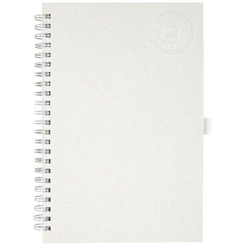 Dairy Dream A5 Spiral Notizbuch aus recyceltem Milchkarton, offwhite bedrucken, Art.-Nr. 10778302