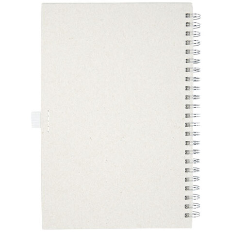 Dairy Dream A5 Spiral Notizbuch aus recyceltem Milchkarton, offwhite bedrucken, Art.-Nr. 10778302